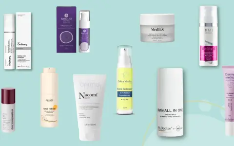 Kolekcja kosmetyków z retinalem: kremy, serum i emulsje od The Ordinary, Medik8, Nacomi, Basiclab i innych.