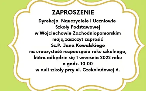 Jak napisać zaproszenie E8, aby zdobyć maksymalne punkty na egzaminie