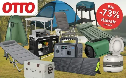 Alles für die camping grundausstattung: Zelt, Liege, Kocher, Kühlbox, Solarpaneel, Toilette und mehr. Otto bietet bis zu 73% Rabatt.