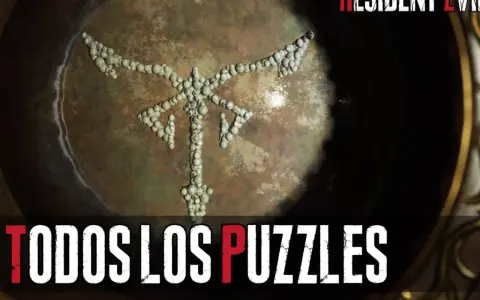 Símbolo del reloj de Resident Evil 4 Remake, parte de un puzzle.