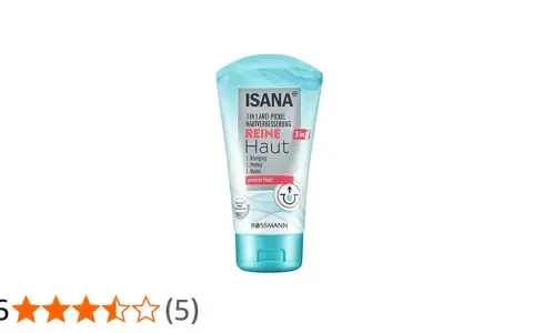 ISANA 3in1 Anti-Pickel Hautverbesserung: Reinigung, Peeling und Maske für unreine Haut. Ein effektives Peeling gegen Pickel.