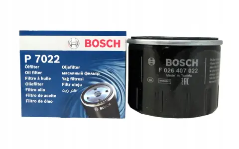 Filtr oleju Bosch P 7022, idealny do Dacia Duster 1.5 dCi. Sprawdź, ile oleju potrzebuje Twój Duster!