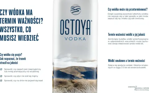 Czy wódka wietrzeje? Dowiedz się, czy wódka ma termin ważności i jak rozpoznać, że straciła na jakości.