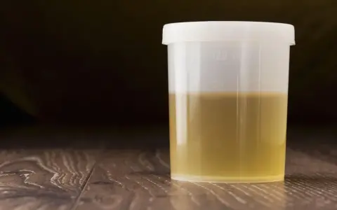 Pojemnik z próbką moczu. Posiew moczu co wykrywa? Badanie pozwala zidentyfikować obecność bakterii i ocenić ich wrażliwość na antybiotyki.
