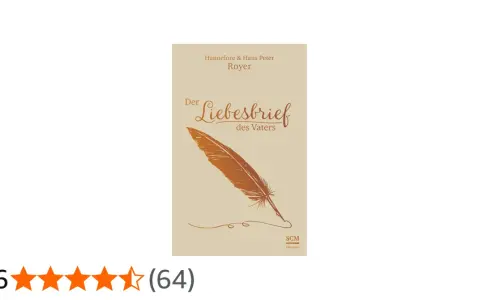 Ein Buchcover mit dem Titel "Der Liebesbrief des Vaters" und einer Feder.