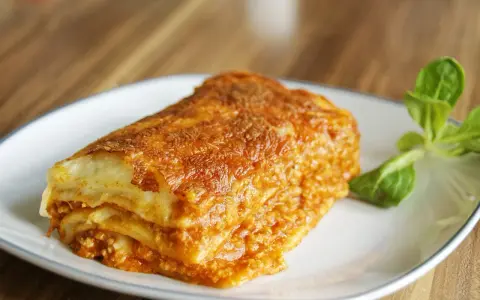 Pyszna, warstwowa lasagne z mięsem mielonym, idealna na rodzinny obiad. Prosty przepis, który zachwyci każdego.
