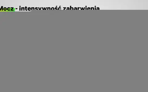 Trzy pojemniki z moczem: zbyt jasny, prawidłowy i zbyt ciemny. Intensywność zabarwienia moczu informuje o nawodnieniu.