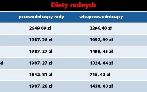 Ile zarabia radny osiedla? Zaskakujące różnice w wynagrodzeniach