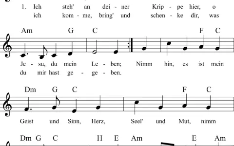 Ich steh an deiner Krippen hier: Bachs Vertonung & Text