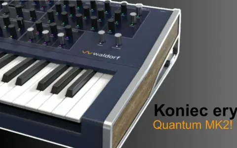 Koniec ery Quantum MK2! Ten syntezator Waldorf Quantum MK2 z klawiaturą i licznymi pokrętłami zapowiada nowe możliwości dźwiękowe.