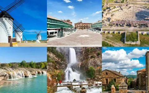 Molinos, plazas, ruinas romanas, cascadas y pueblos de piedra. Descubre qué ver en Castilla-La Mancha, una tierra de contrastes y belleza.
