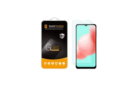 Opakowanie z folią ochronną i dwa szkła hartowane Samsung A32 5G.