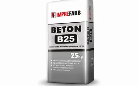 Worek betonu B25 25kg. Sprawdź atrakcyjną beton b25 cena za m3 dla Twoich projektów budowlanych.