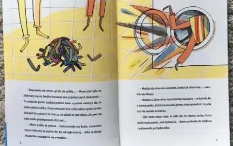 Co mama małej Be zrobiła z lewej szarej skarpetki? Niezwykła przygoda!