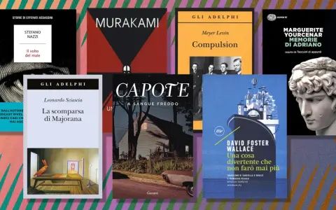 Copertine di libri che raccontano storie vere, tra cui "Il volto del male" e "A sangue freddo".