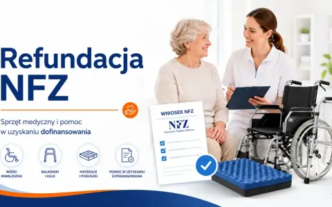 Kule łokciowe refundacja NFZ. Seniorzy otrzymują pomoc w uzyskaniu dofinansowania na sprzęt medyczny, w tym kule.