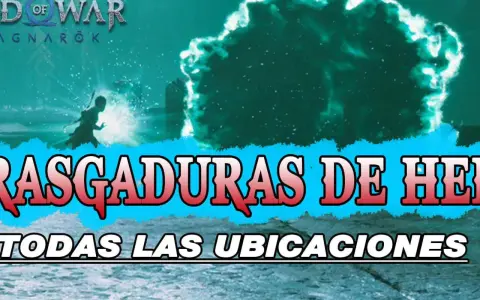 Kratos se enfrenta a rasgaduras de hel en el reino de Fimbulwinter. Todas las ubicaciones.