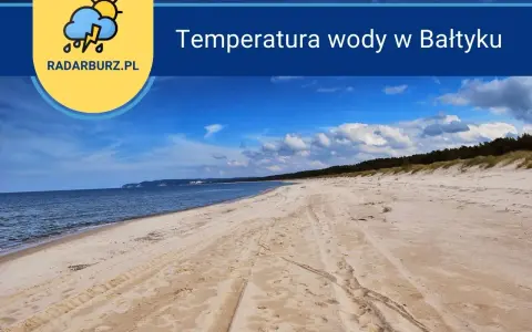 Bałtyk ile stopni? Sprawdź aktualną temperaturę wody w Polsce