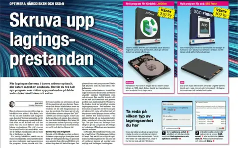 Här får du veta vad betyder SSD och hur du optimerar din lagringsprestanda med nya program.