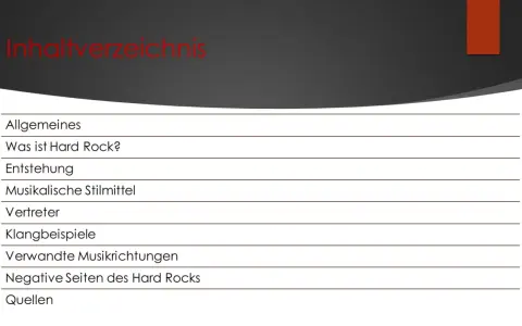 Inhaltsverzeichnis: Was ist Hard Rock? Hier werden Entstehung, Stilmittel und Vertreter des Genres beleuchtet.