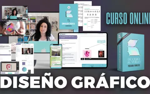 Curso online de diseño gráfico en España. Aprende desde cero a ser un diseñador gráfico profesional con este programa formativo.