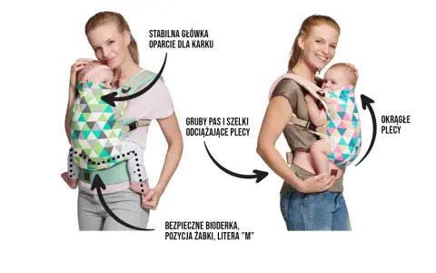 Nosidełko dla niemowlaka: co poleca fizjoterapeuta? Wybierz zdrowo!