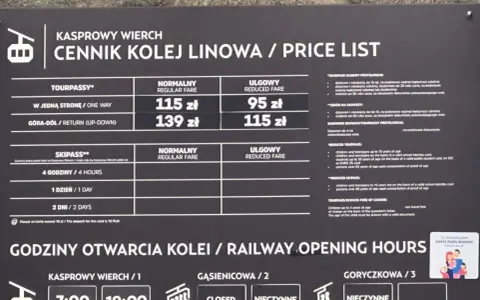 Kasprowy Wierch bilety: Cennik, zniżki i triki na tanie wejście
