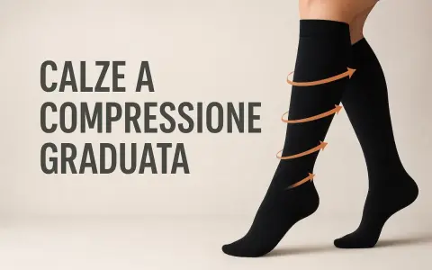 Calze a compressione graduata: scopri a cosa servono per gambe leggere e in salute.
