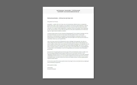 Motivationsschreiben für eine Bewerbung als Werkstudent, das technische Leidenschaft und Umweltbewusstsein hervorhebt.