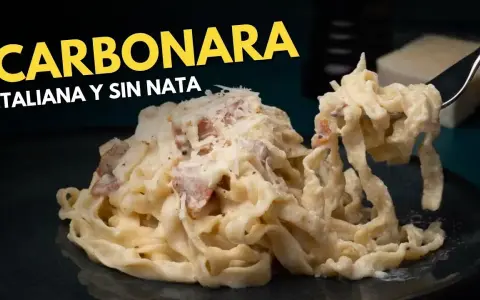 ¿Carbonara perfecta? La receta auténtica sin nata de Roma