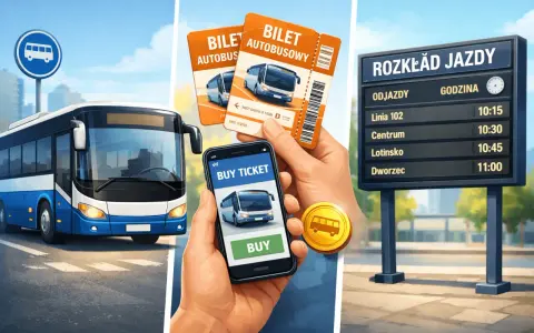 Sprawdź infobus rozkład jazdy na tablicy lub kup bilet przez aplikację.