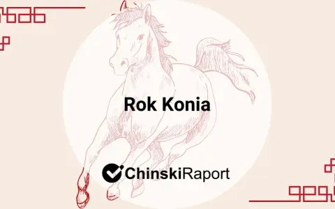 Ilustracja przedstawia biegnącego konia z napisem "Rok Konia".