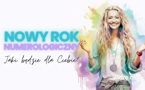 Nowy rok numerologiczny: jaki będzie dla Ciebie? Uśmiechnięta kobieta z długimi włosami na tle kolorowych plam.