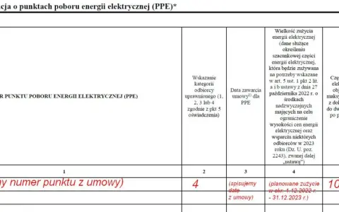 Niższe rachunki? Wypełnij oświadczenie o zamrożeniu cen energii