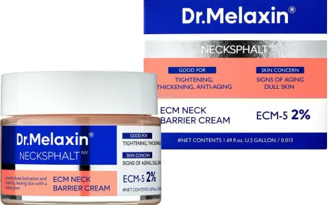 Krem do szyi Dr.Melaxin z ECM-5 2% dla ujędrnienia i odmłodzenia skóry.