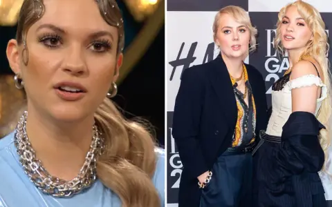 Tove Styrke och hennes partner på röda mattan.
