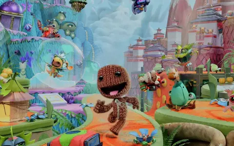 Kolorowy świat gry, gdzie Sackboy i jego przyjaciele przygotowują się do wspólnej zabawy. Idealne gry na 3 osoby, pełne przygód i śmiechu.