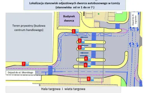 PlusBus Łomża: Gdzie dokładnie odjeżdża? Sprawdź adres Dworca PKS