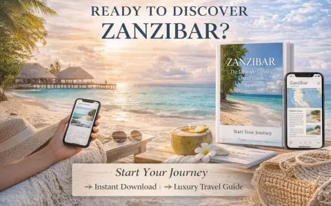 Zanzibar przewodnik: luksusowy przewodnik po rajskiej wyspie, dostępny jako natychmiastowy PDF. Idealny na wakacje.
