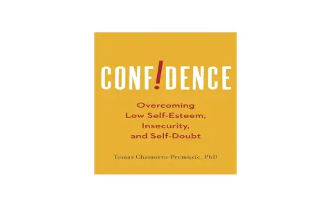 Book cover: "Confidence: Overcoming Low Self-Esteem, Insecurity, and Self-Doubt." A guide to conquering common insecurities and building self-assurance.