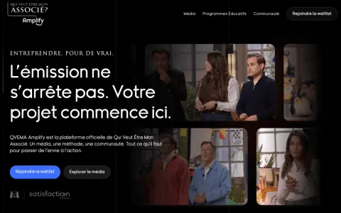 Rejoindre un groupe de musique ? Non, ici c'est pour rejoindre Amplify, la plateforme qui transforme vos projets en réalité.