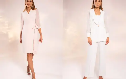 Eleganckie stylizacje na specjalne okazje. Czy na komunie mozna ubrac sie na bialo? Tak, biały garnitur lub jasna sukienka to świetny wybór.