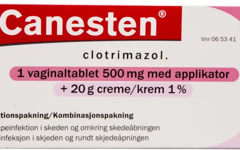 Canesten kombinationspakning med vaginaltablett och kräm mot svampinfektion. Läs bipacksedeln noga för information om canesten biverkningar.