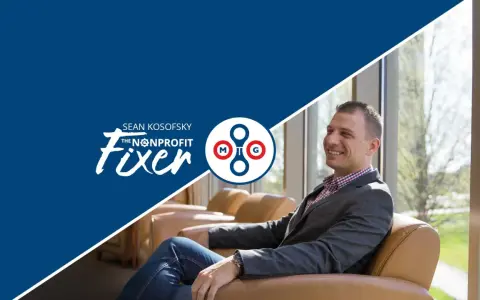 Sean Kosofsky, "The Nonprofit Fixer," smiles, embodying expertise in nonprofit governance.