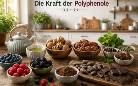 Früchte, Nüsse, Kakao und Kräuter: Die Polyphenole Wirkung ist vielfältig. Genießen Sie die Kraft der Natur!