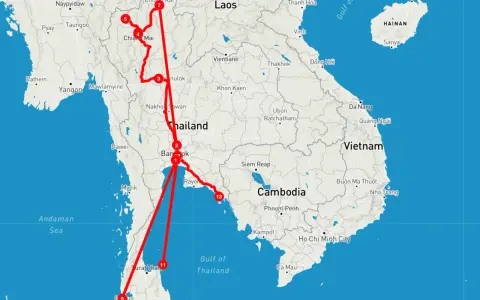 Itinerario per organizzare un viaggio in Thailandia: Bangkok, Chiang Mai, Chiang Rai e Phuket.