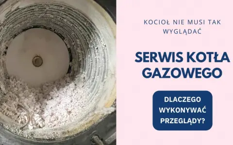 Wnętrze kotła gazowego po długim okresie bez przeglądu. Zobacz, dlaczego warto regularnie serwisować swój piec.