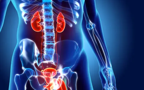 Anatomia układu moczowego: nerki, moczowody, pęcherz i cewka moczowa.