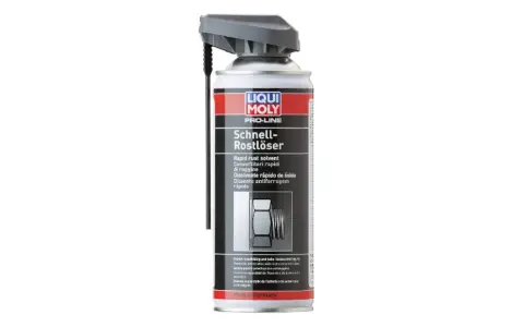 Spray Liqui Moly para saber como quitar el óxido del metal. Elimina rápidamente el óxido de piezas metálicas.
