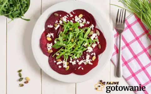 Carpaccio z buraka i koziego sera: Sekrety idealnej przystawki w 15 min
